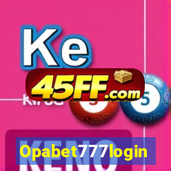 Opabet777login